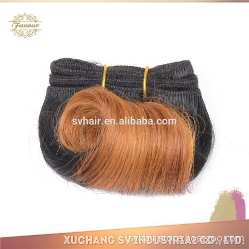 Good feedback ombre Human Hair weaving Best Quality Double Wefted Cuticle Remy Two Tone Omber Remy Hair Weave
